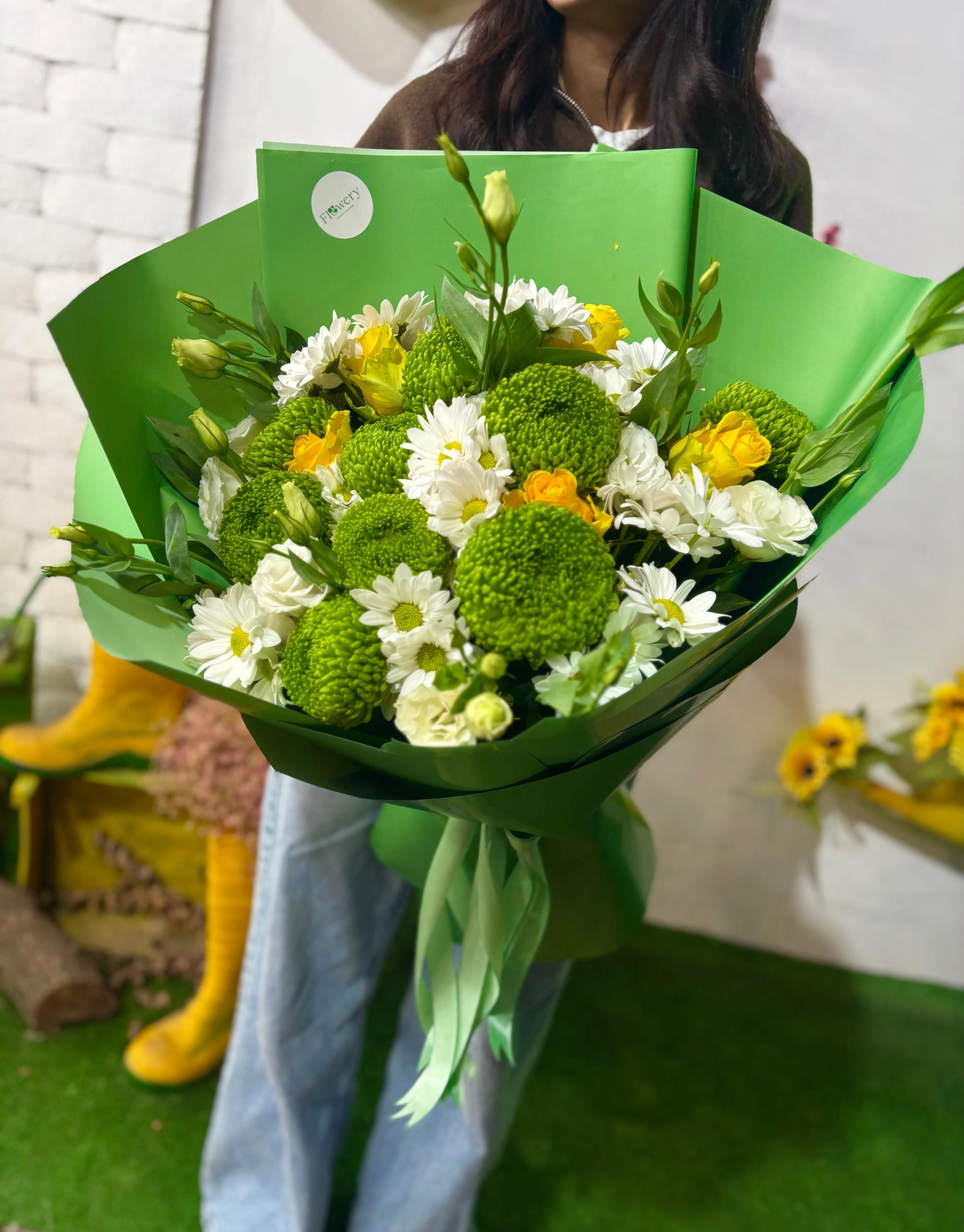 Bunch of chrysanthemums | ծաղիկներ, ծաղկեպսակներ, բույսեր Երևան