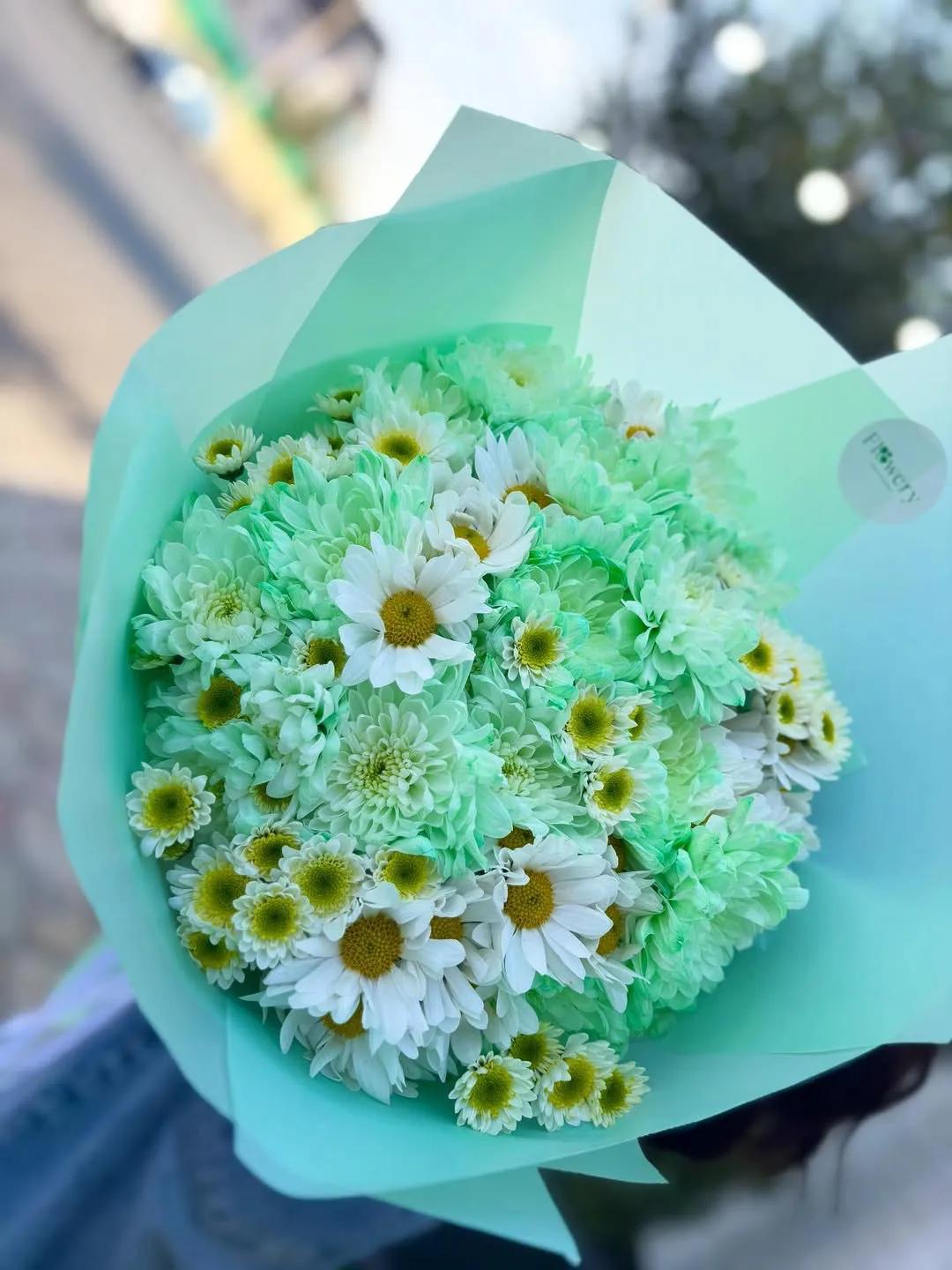 Turquoise bouquet | ծաղիկներ, ծաղկեպսակներ, բույսեր Երևան