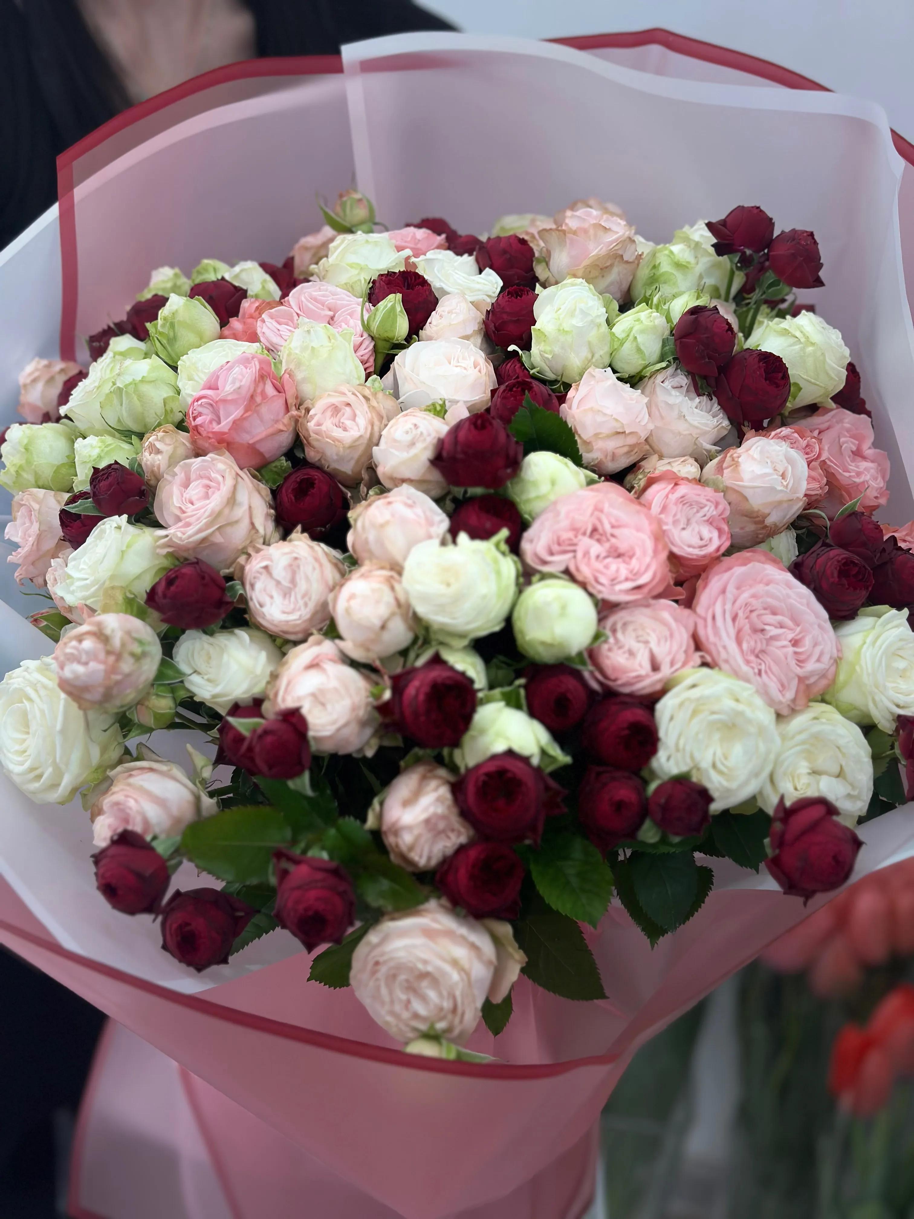 Bunch of bunches of roses | ծաղիկներ, ծաղկեպսակներ, բույսեր - առաքում Երևան