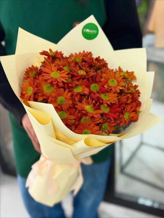 Orange chrysanthemums | ծաղիկներ, ծաղկեպսակներ, բույսեր - առաքում Երևան Orange chrysanthemums | ծաղիկներ, ծաղկեպսակներ, բույսեր - առաքում Երևան